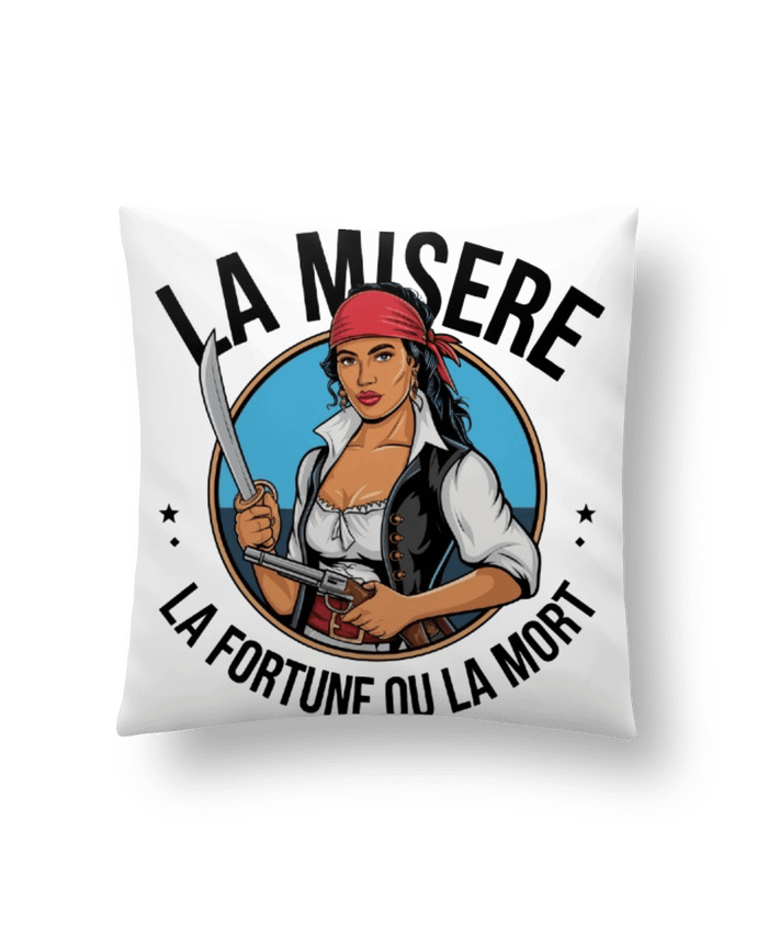 Coussin la misere la fortune ou la mort par bwilfy