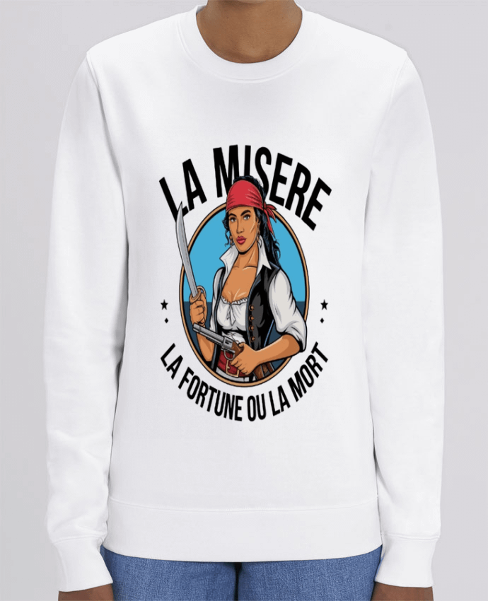 Sweat-shirt la misere la fortune ou la mort Par bwilfy