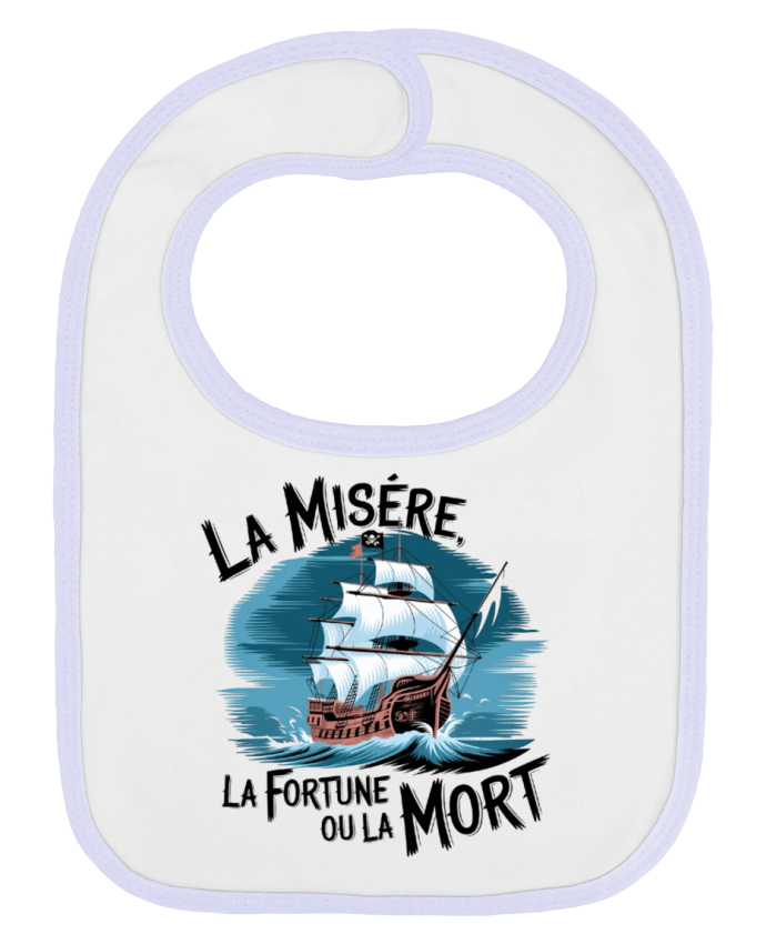 Bavoir bébé uni la misere la fortune ou la mort par bwilfy