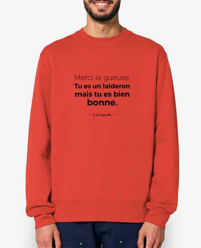 Sweat-shirt Merci la gueuse Par tunetoo