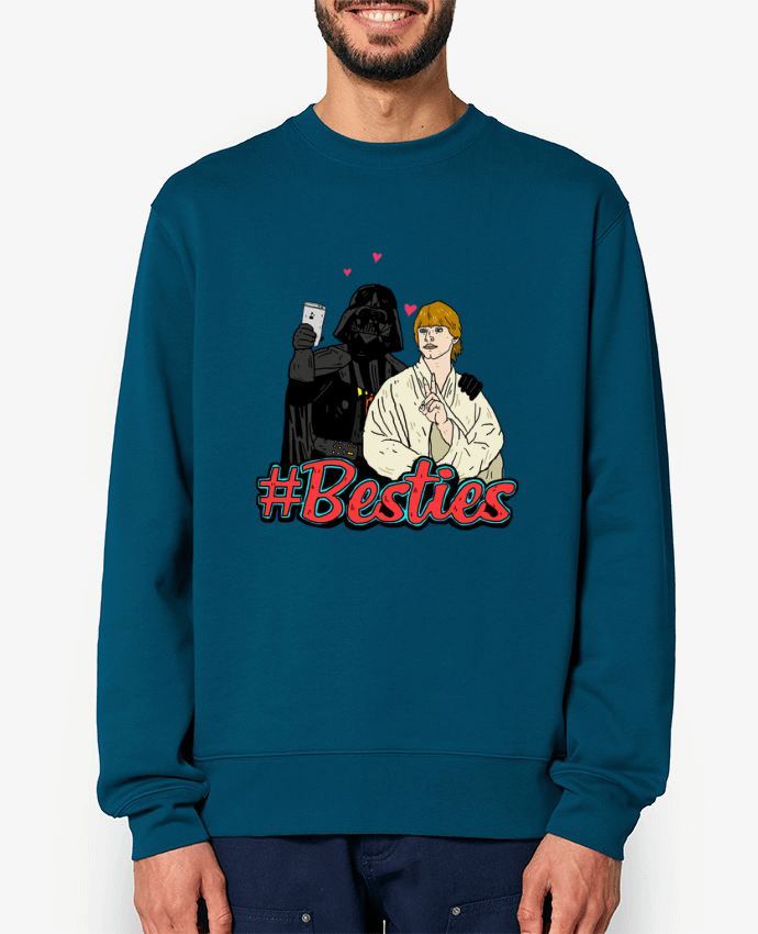 Sweat-shirt #Besties Star Wars Par Nick cocozza