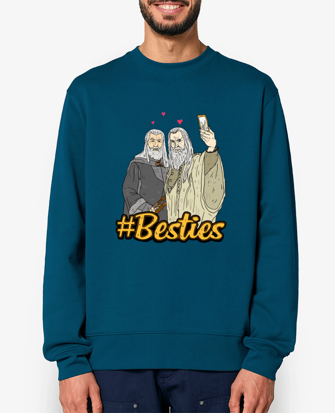 Sweat-shirt #Besties Seigneur des anneaux Par Nick cocozza