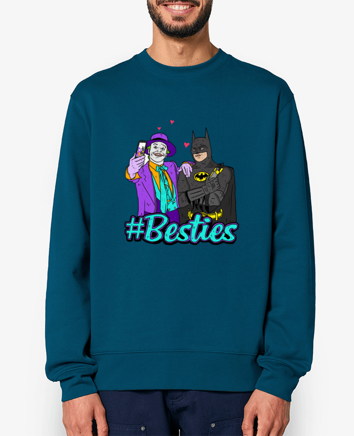 Sweat-shirt #Besties Batman Par Nick cocozza