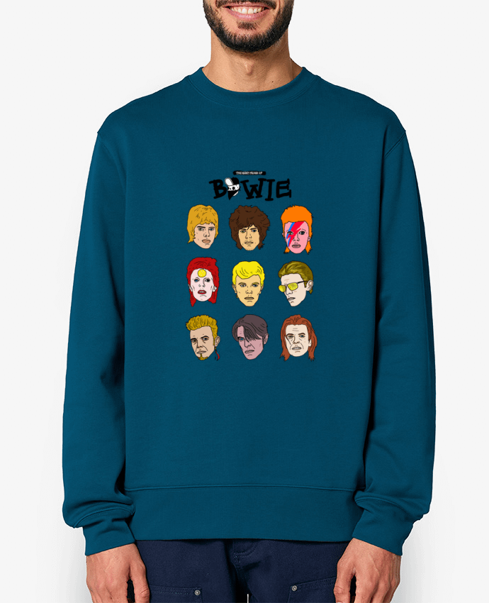 Sweat-shirt Bowie Par Nick cocozza