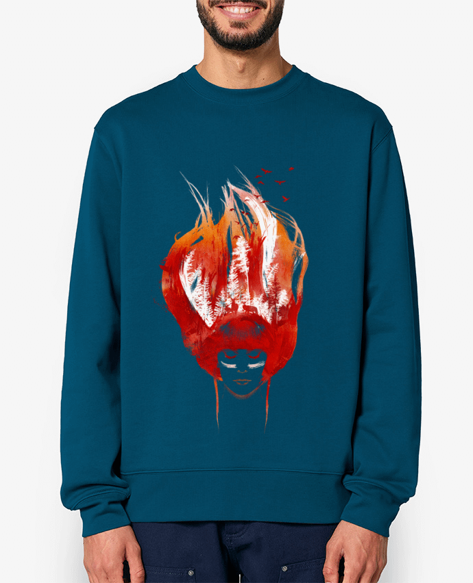 Sweat-shirt Burning forest Par robertfarkas