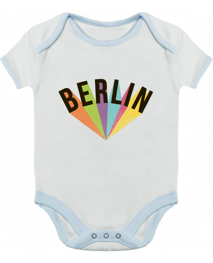 Body bébé manches contrastées Berlin par Florent Bodart