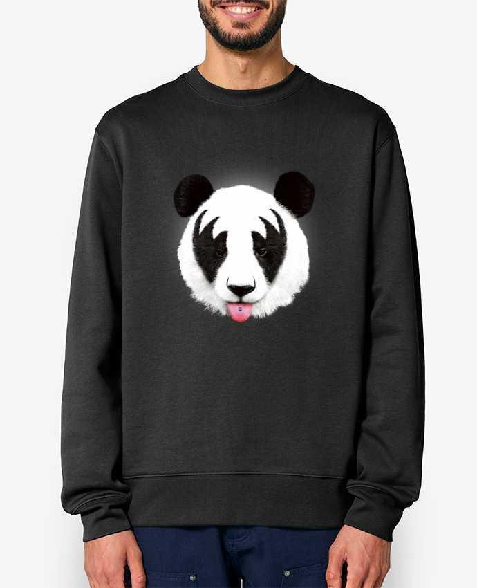 Sweat-shirt Kiss of a panda Par robertfarkas