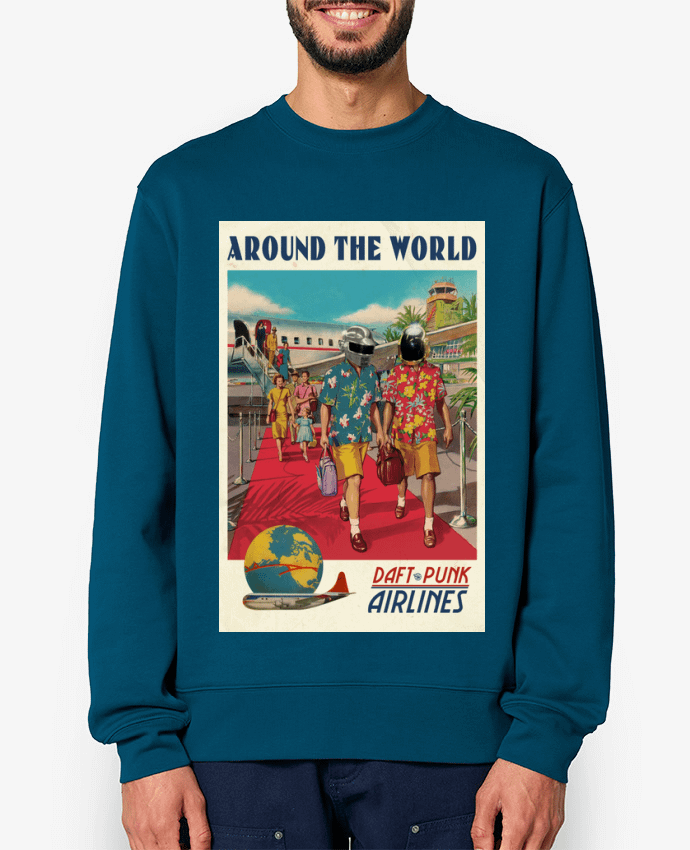 Sweat-shirt Arount the World Par 