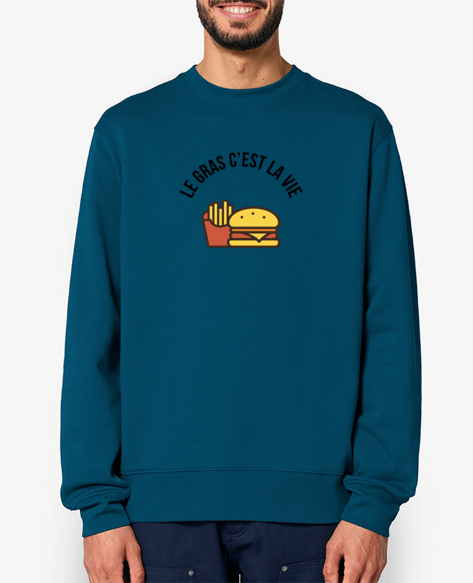 Sweat-shirt Le gras c'est la vie Par tunetoo