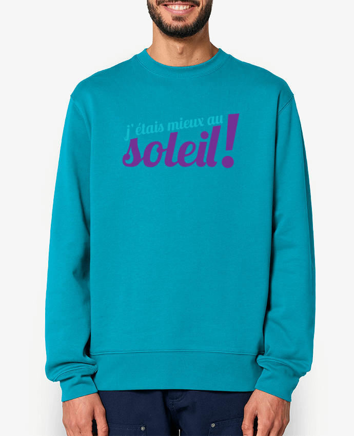 Sweat-shirt J'étais mieux au soleil Par tunetoo