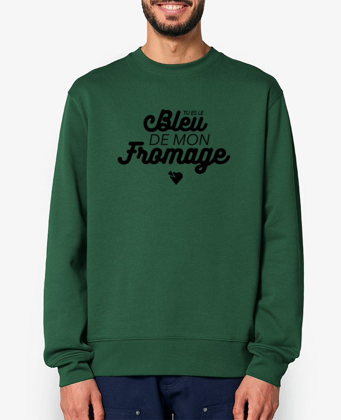 Sweat-shirt Tu es le bleu de mon fromage Par tunetoo