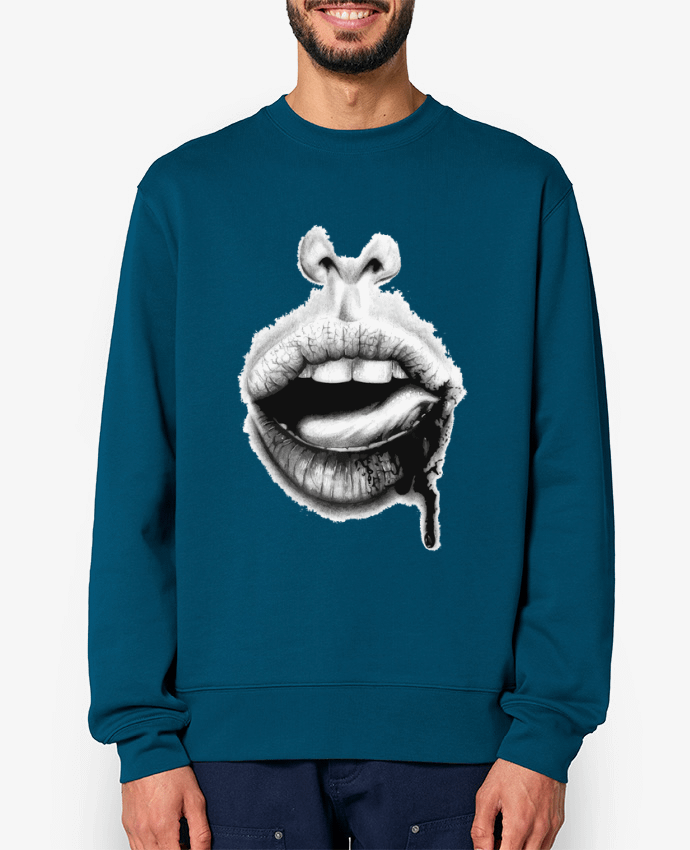 Sweat-shirt BAISER VIOLENT Par teeshirt-design.com