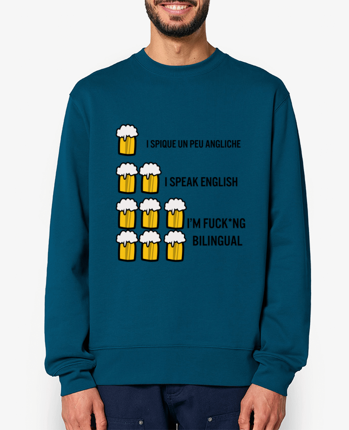 Sweat-shirt I'm bilingual Par Kudice