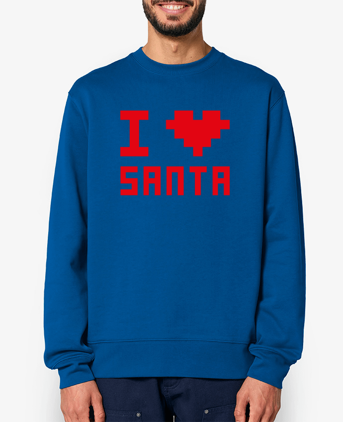 Sweat-shirt I LOVE SANTA Par tunetoo