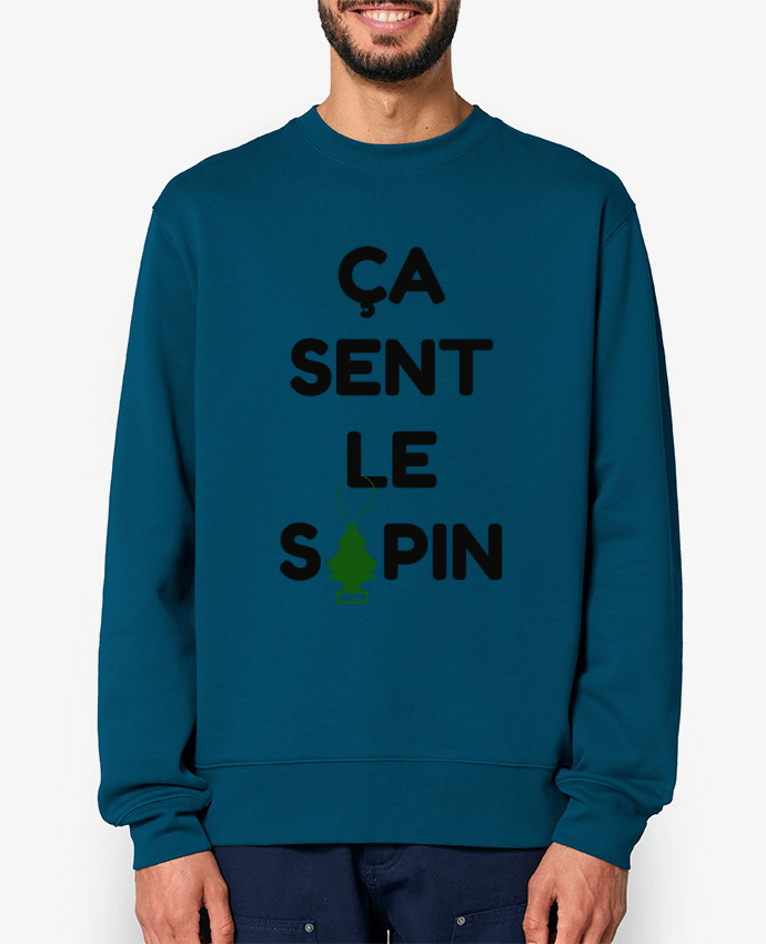 Sweat-shirt ÇA SENT LE SAPIN Par tunetoo