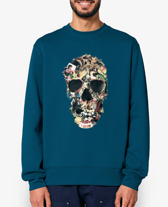 Sweat-shirt Vintage Skull Par ali_gulec