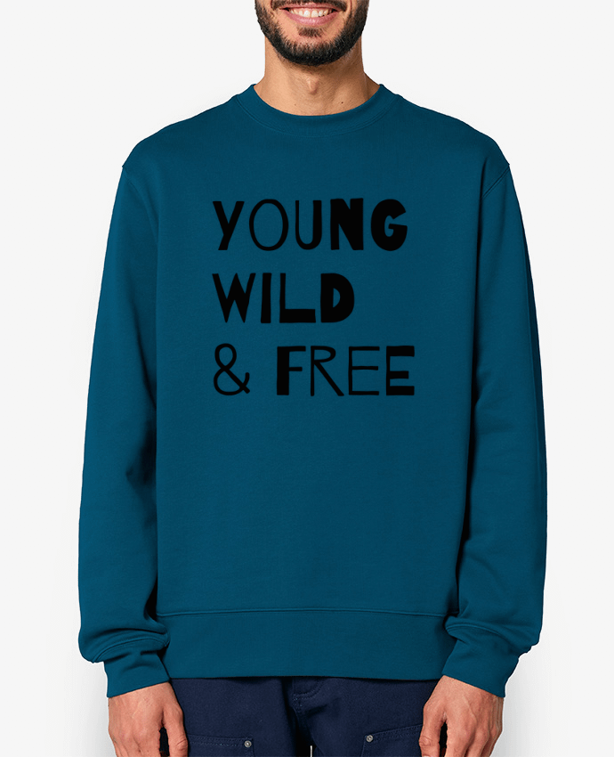 Sweat-shirt YOUNG, WILD, FREE Par tunetoo