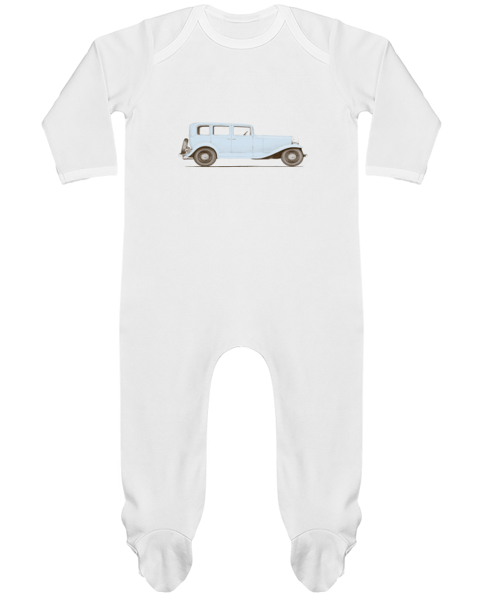 Baby Sleeper long sleeves Contrast Car of the 30s by Florent Bodart