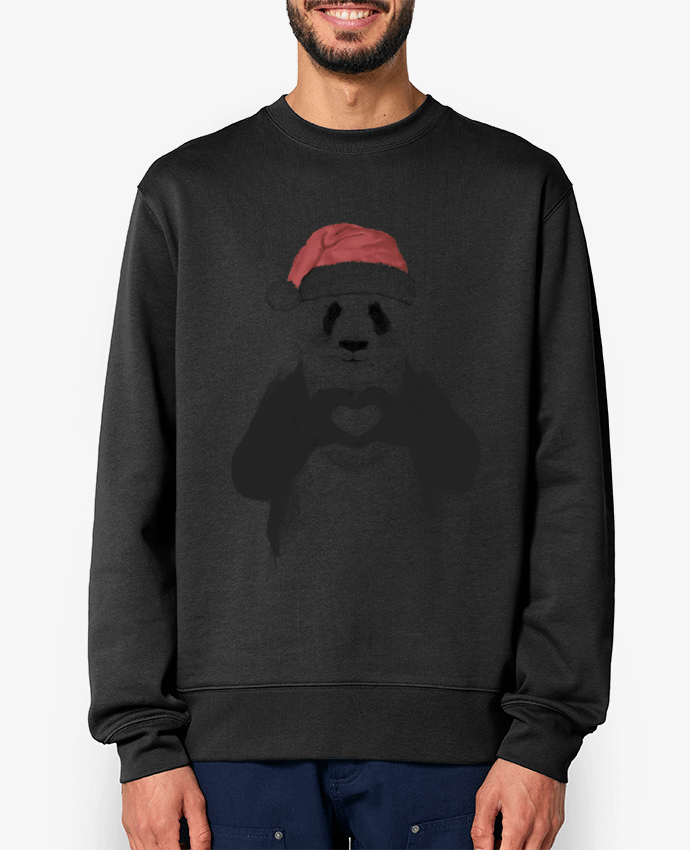 Sweat-shirt Santa Panda Par Balàzs Solti