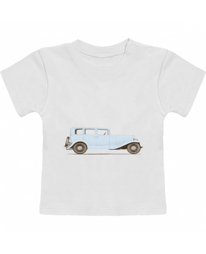 T-Shirt Baby Short Sleeve Car of the 30s manches courtes du designer Florent Bodart
