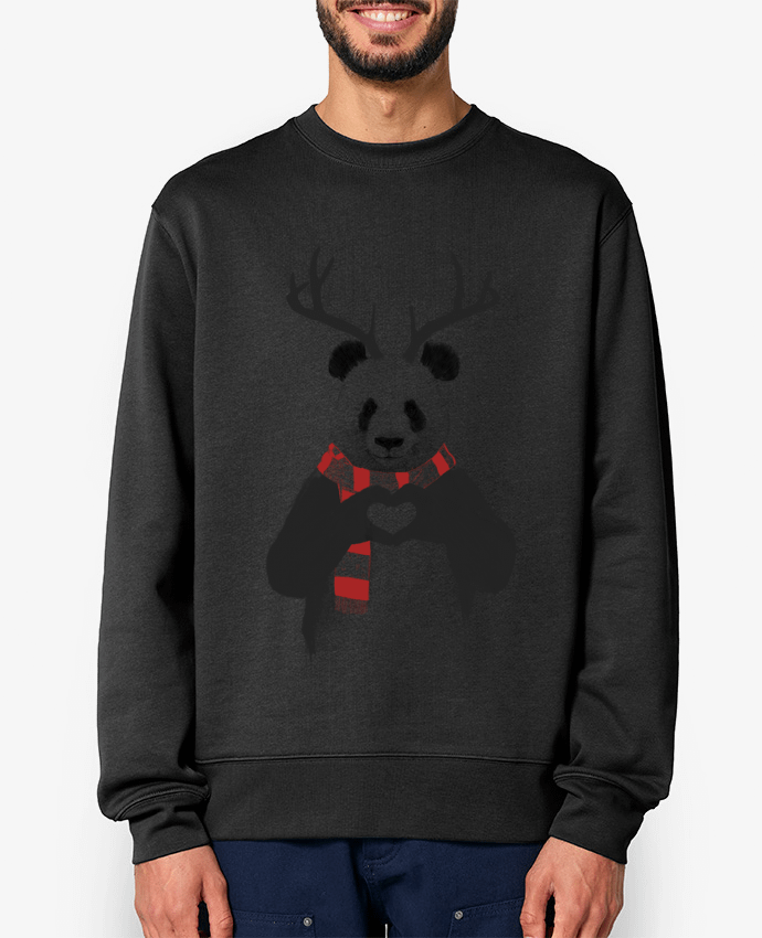 Sweat-shirt X-mas Panda Par Balàzs Solti