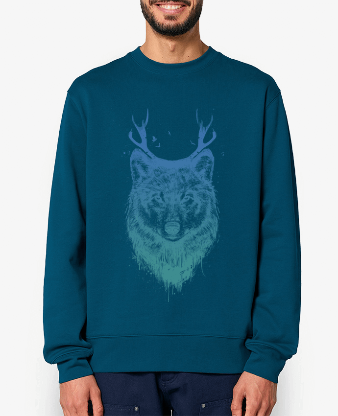 Sweat-shirt Deer-Wolf Par Balàzs Solti