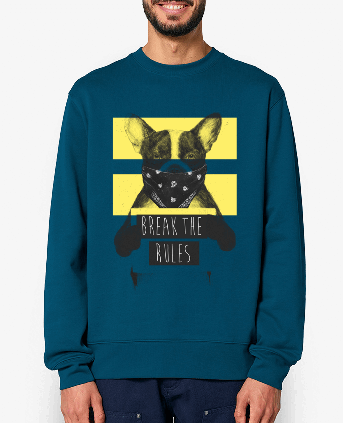 Sweat-shirt rebel_dog_yellow Par Balàzs Solti
