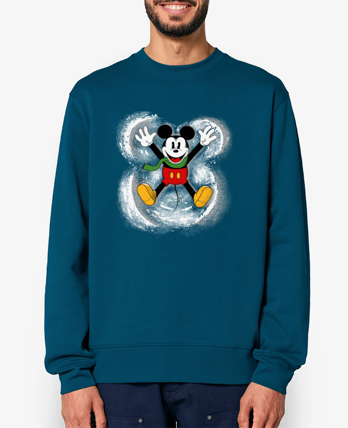 Sweat-shirt Mickey in snow Par Florent Bodart