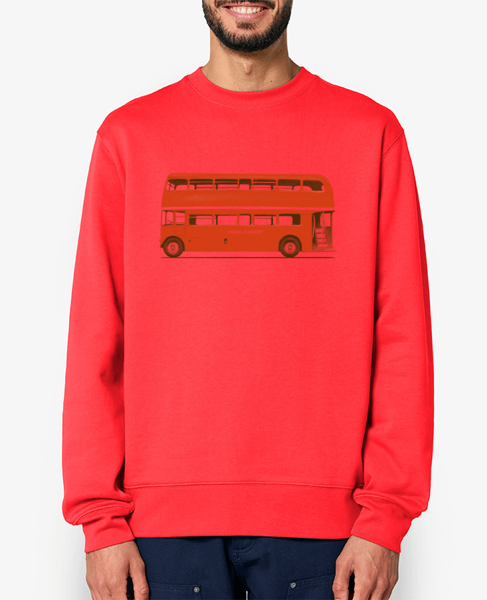 Sweat-shirt Red London Bus Par Florent Bodart