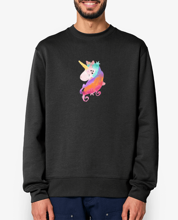 Sweat-shirt Watercolor Unicorn Par PinkGlitter