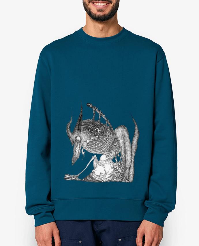 Sweat-shirt Loup Par Goulg