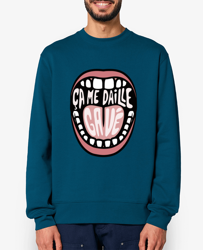 Sweat-shirt ça me daille gavé bouche Par tunetoo