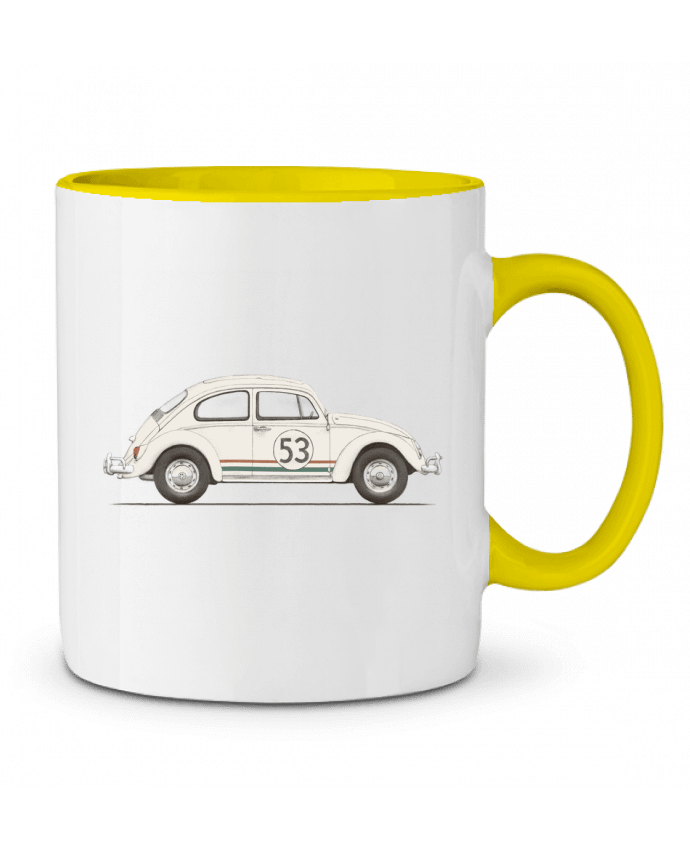 Two-tone Ceramic Mug Herbie big Florent Bodart