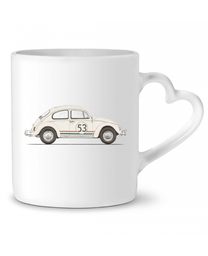 Mug coeur Herbie big par Florent Bodart