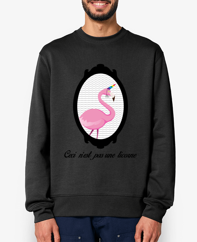 Sweat-shirt ceci n'est pas une licorne Par MimiVonCracra