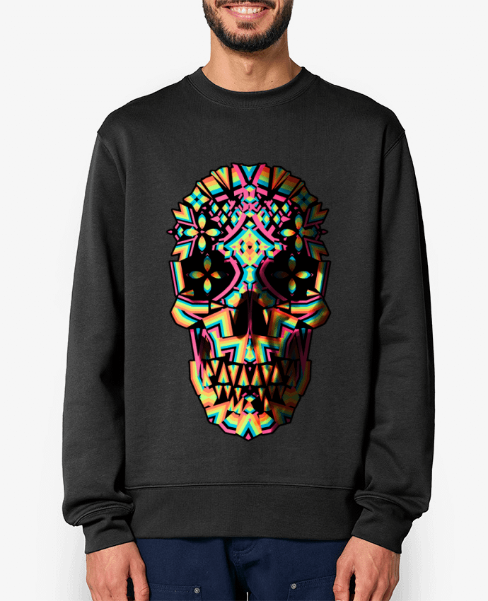 Sweat-shirt Skull Geo Par ali_gulec