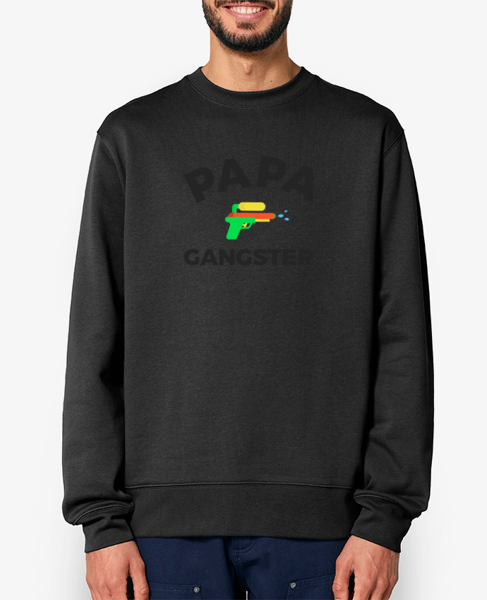 Sweat-shirt Papa Ganster Par Ruuud