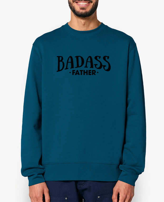Sweat-shirt Badass Father Par tunetoo