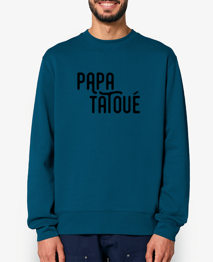 Sweat-shirt Papa Tatoué Par tunetoo