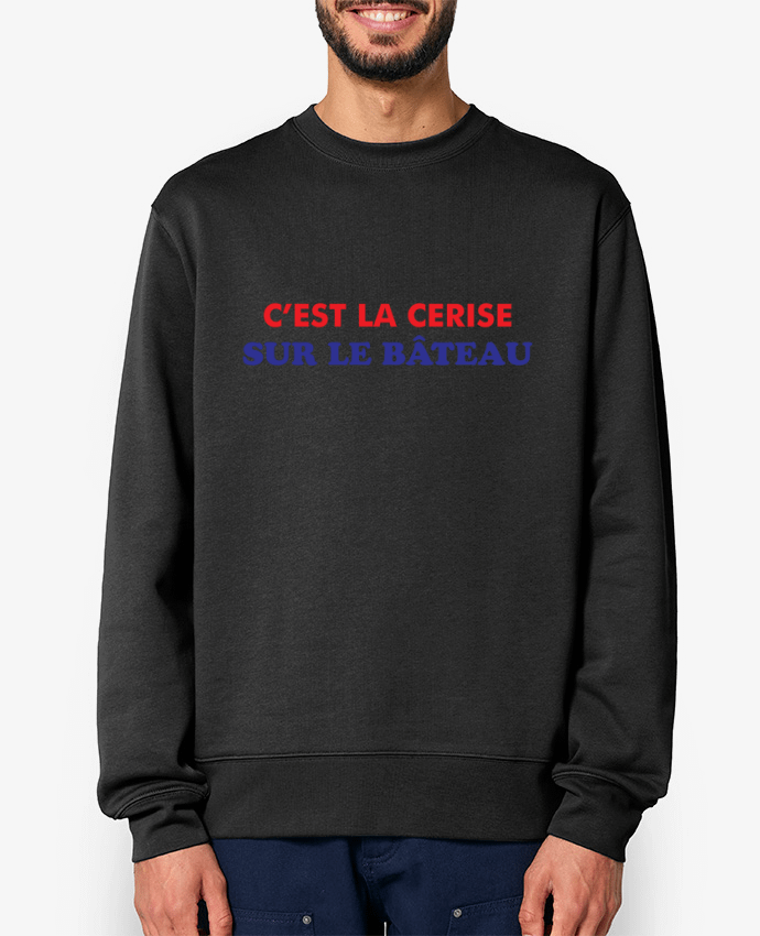 Sweat-shirt C'est la cerise sur le bâteau Par tunetoo