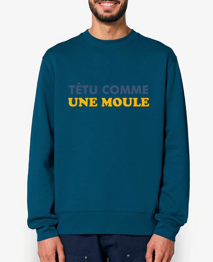 Sweat-shirt Têtu comme une moule Par tunetoo