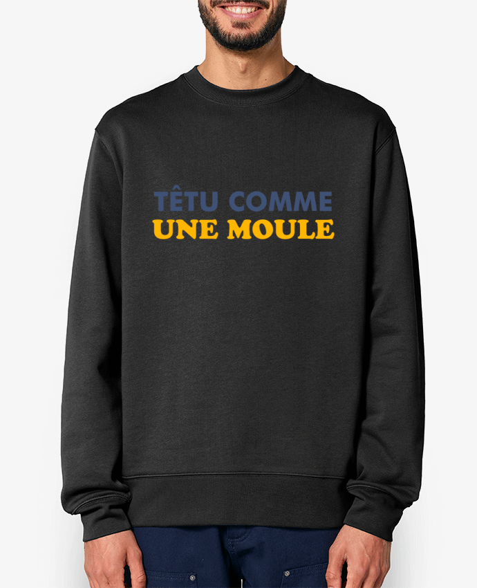 Sweat-shirt Têtu comme une moule Par tunetoo