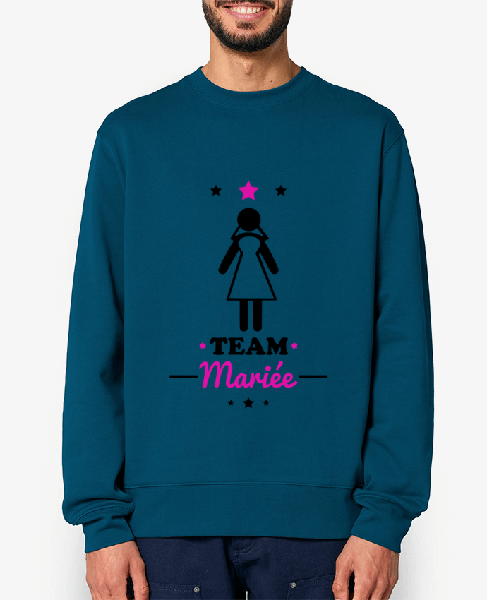 Sweat-shirt Team mariée : enterrement de vie de jeune fille Par Benichan