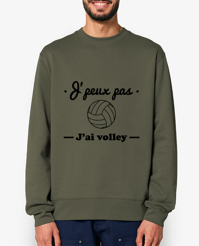 Sweat-shirt J'peux pas j'ai volley , volleyball, volley-ball Par Benichan