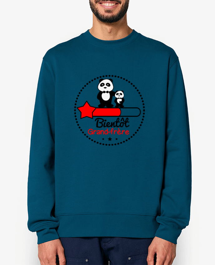 Sweat-shirt Bientôt grand-frère , futur grand frère Par Benichan