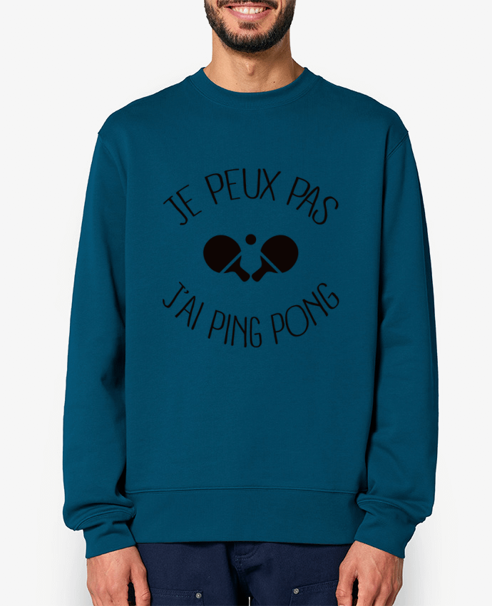 Sweat-shirt je peux pas j'ai Ping Pong Par Freeyourshirt.com