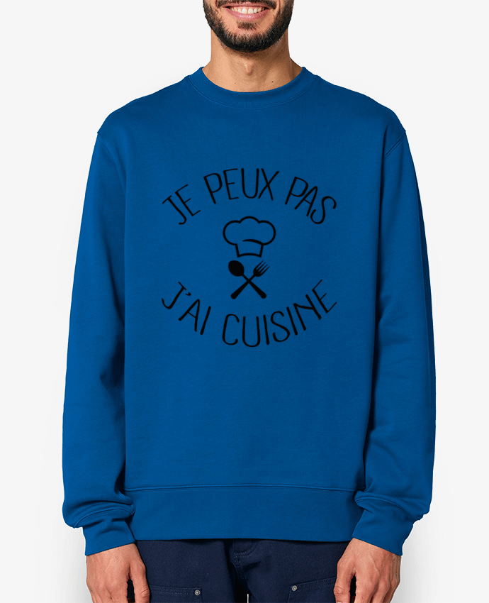 Sweat-shirt je peux pas j'ai cuisine Par Freeyourshirt.com