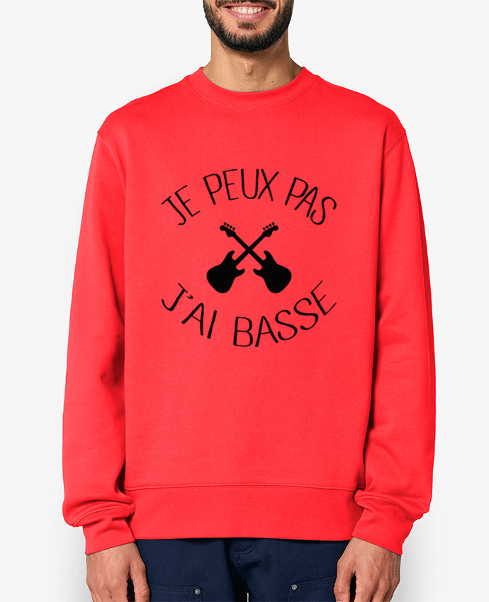 Sweat-shirt Je peux pas j'ai Basse Par Freeyourshirt.com