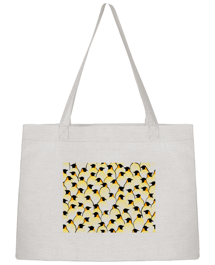 Shopping tote bag Stanley Stella Pengouins by Florent Bodart