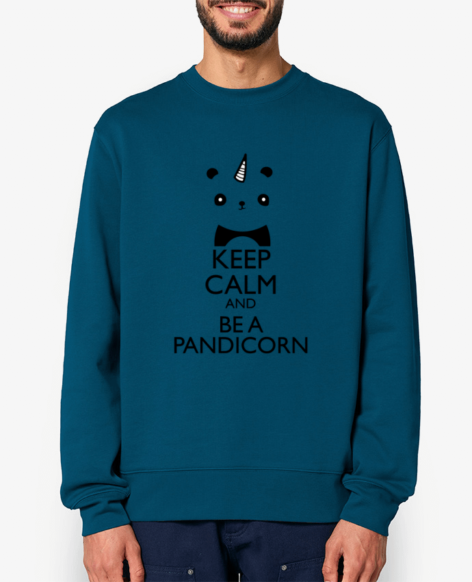 Sweat-shirt keep calm and be a Pandicorn Par tunetoo